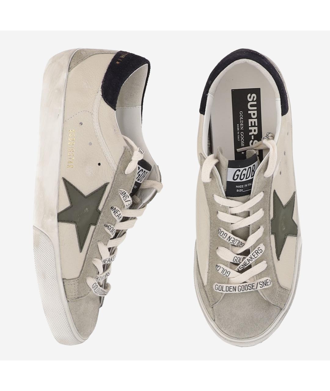 GOLDEN GOOSE Мульти кожаные низкие кроссовки / кеды, фото 2