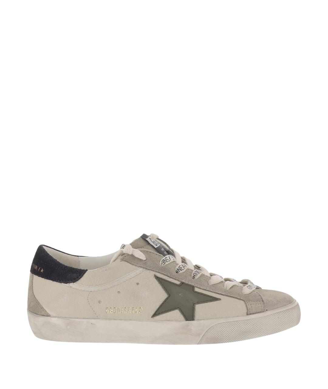 GOLDEN GOOSE Мульти кожаные низкие кроссовки / кеды, фото 1