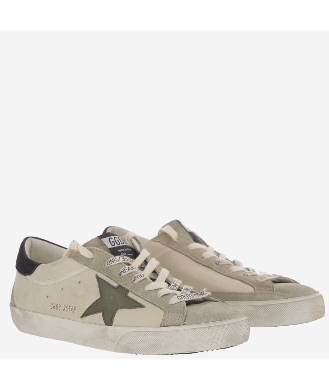 GOLDEN GOOSE Мульти кожаные низкие кроссовки / кеды, фото 3