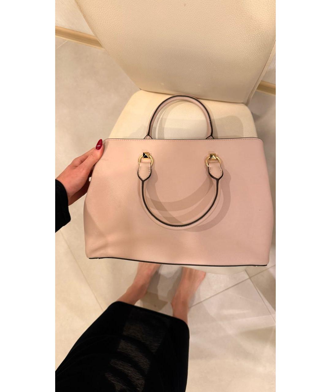 MICHAEL KORS Розовая кожаная сумка тоут, фото 2
