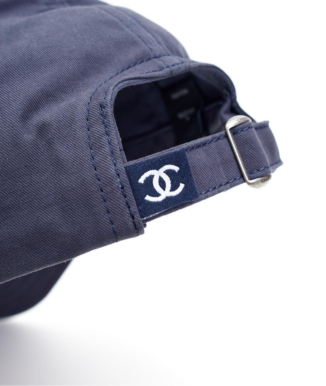 CHANEL Синяя хлопковая кепка, фото 5