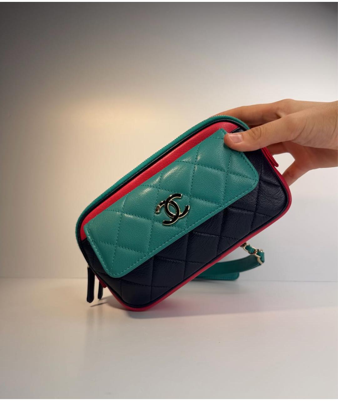 CHANEL Мульти кожаная поясная сумка, фото 6