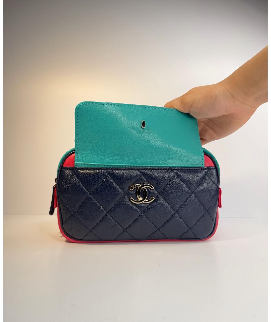 CHANEL Мульти кожаная поясная сумка, фото 8