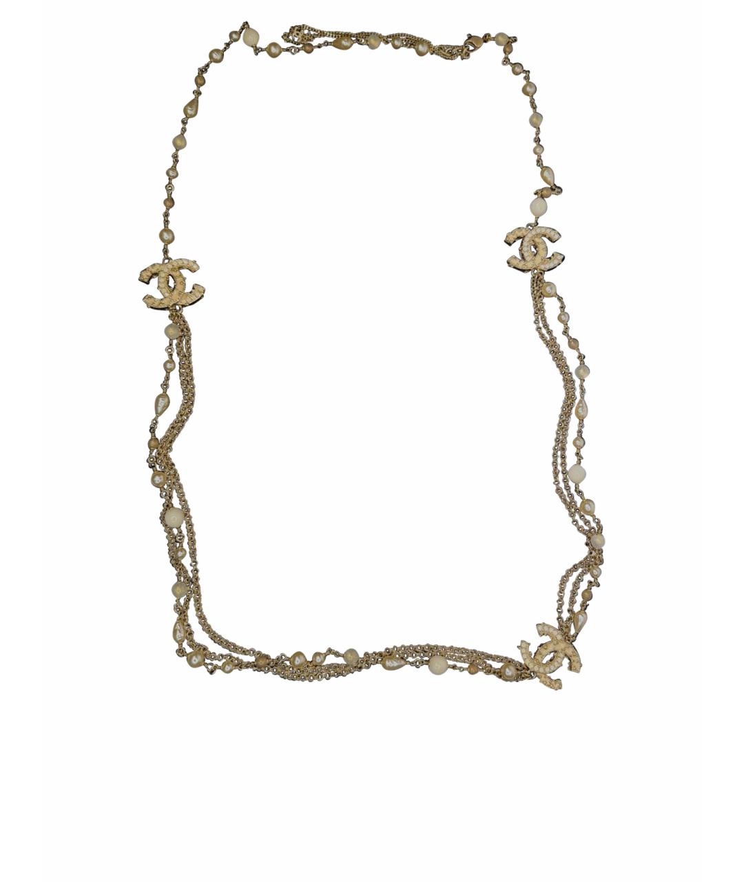 CHANEL Золотое колье, фото 1