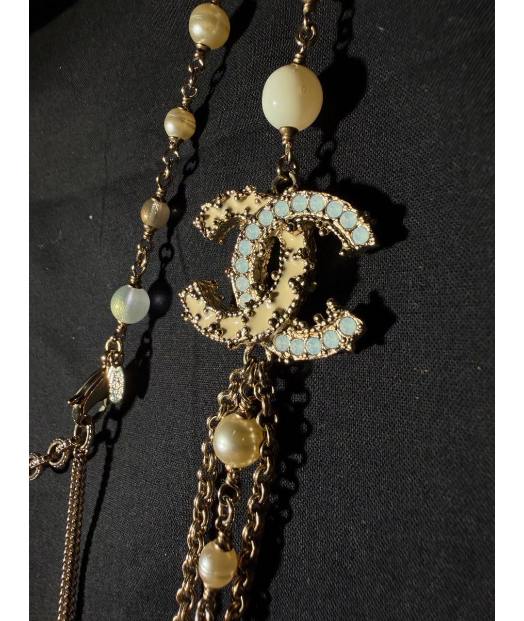 CHANEL Золотое колье, фото 2