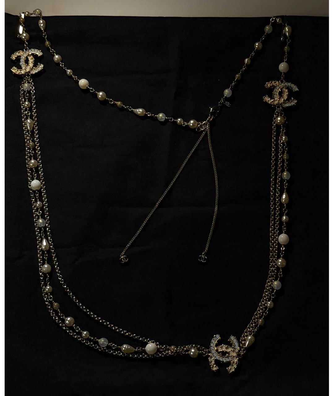 CHANEL Золотое колье, фото 4