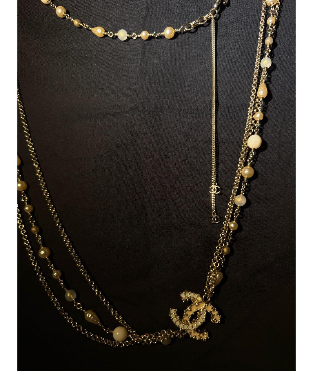 CHANEL Золотое колье, фото 7