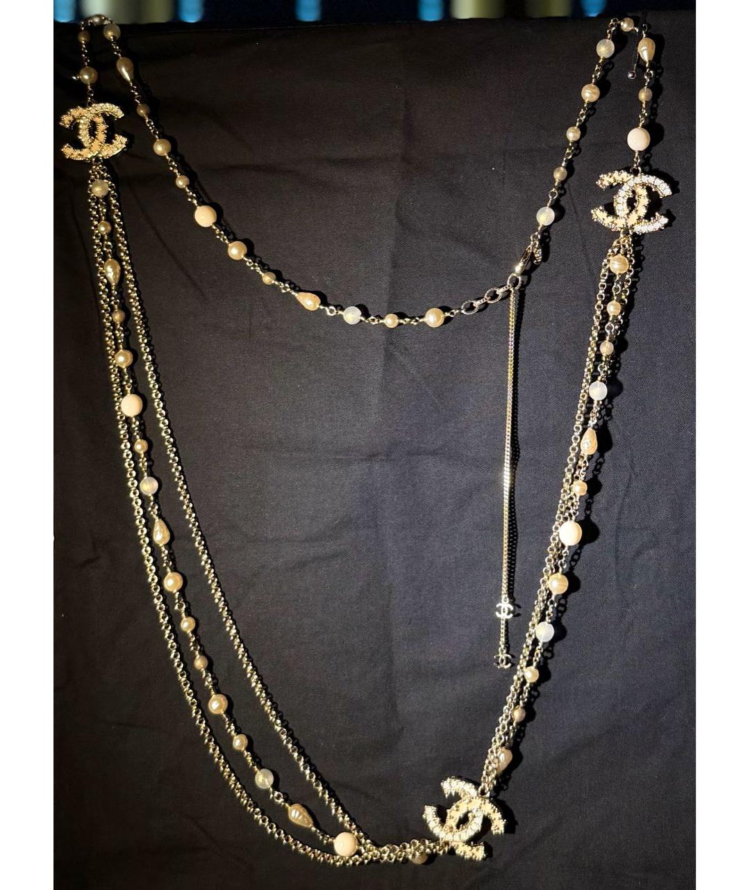 CHANEL Золотое колье, фото 5