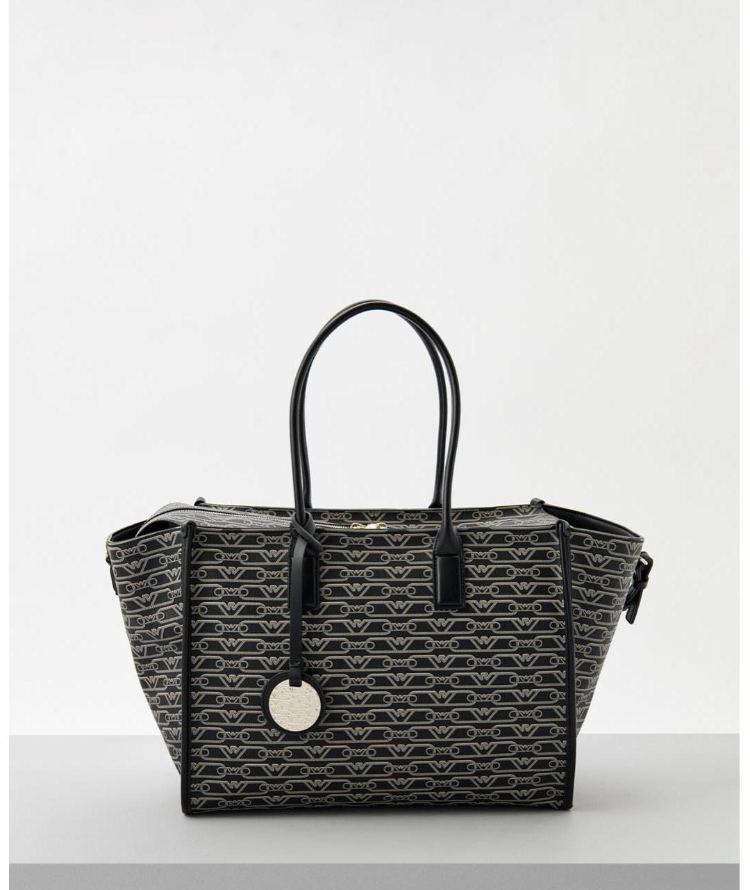 EMPORIO ARMANI Серая сумка тоут, фото 5