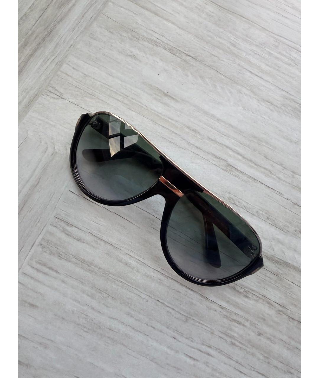 TOM FORD Черные пластиковые солнцезащитные очки, фото 2