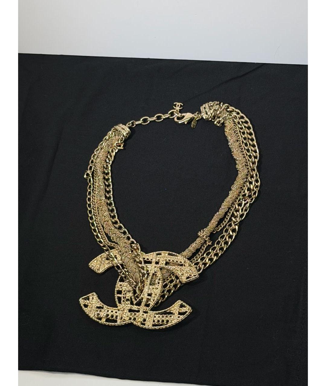 CHANEL Золотой чокер, фото 8