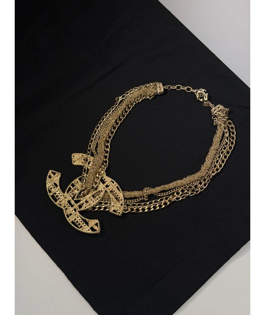 CHANEL Золотой чокер, фото 3