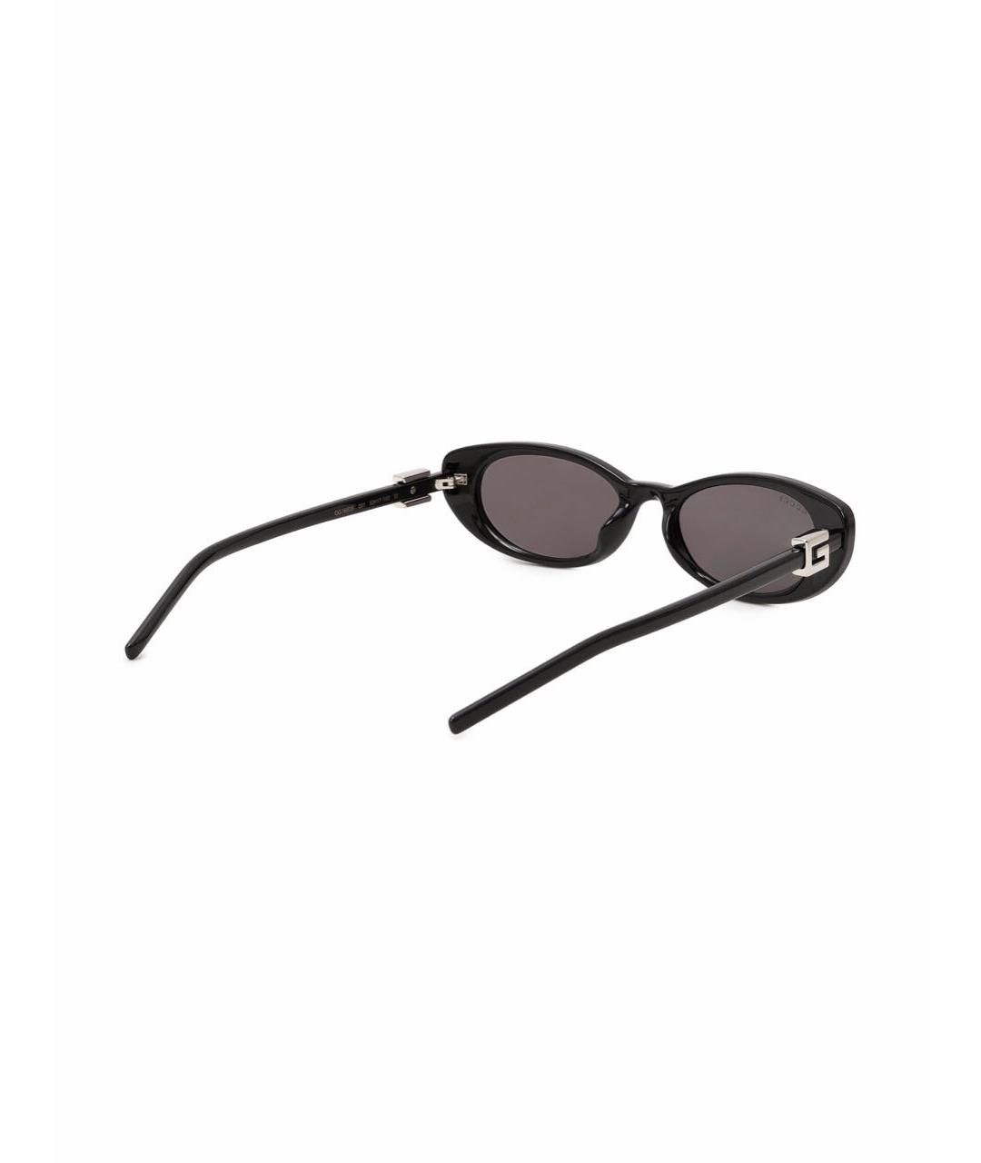 GUCCI Черные пластиковые солнцезащитные очки, фото 4