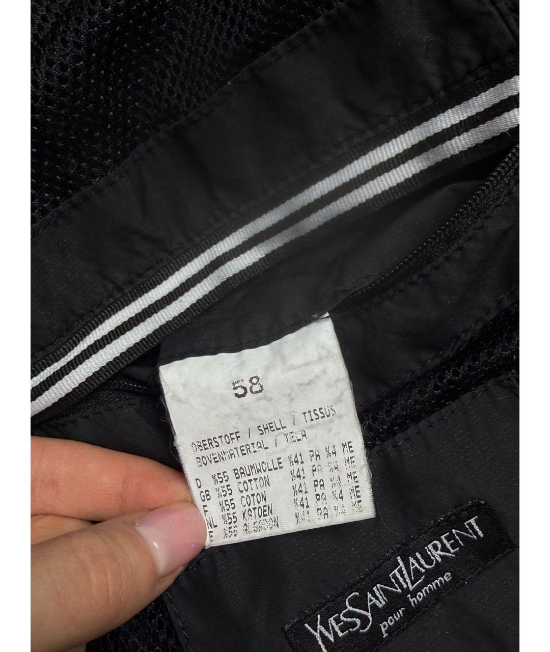 SAINT LAURENT Черная куртка, фото 7