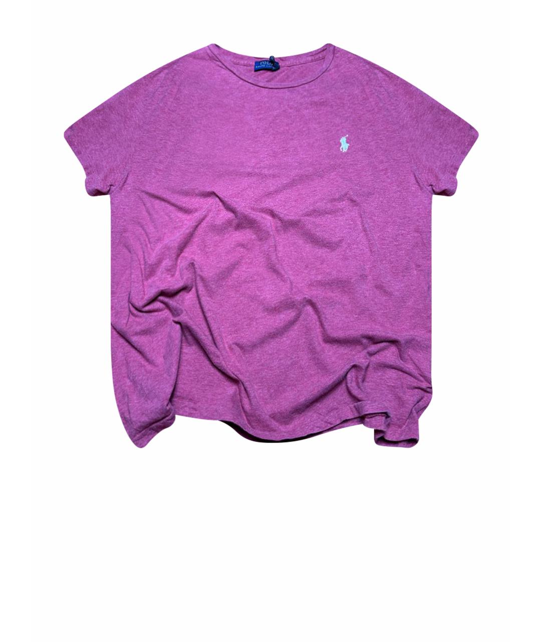 POLO RALPH LAUREN Коралловая хлопковая футболка, фото 1