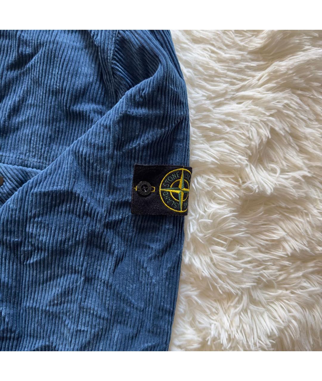 STONE ISLAND Синяя куртка, фото 4