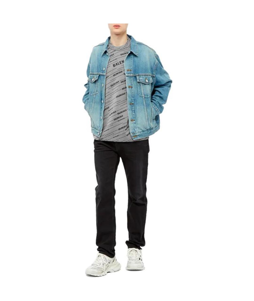 BALENCIAGA Серый джемпер / свитер, фото 4