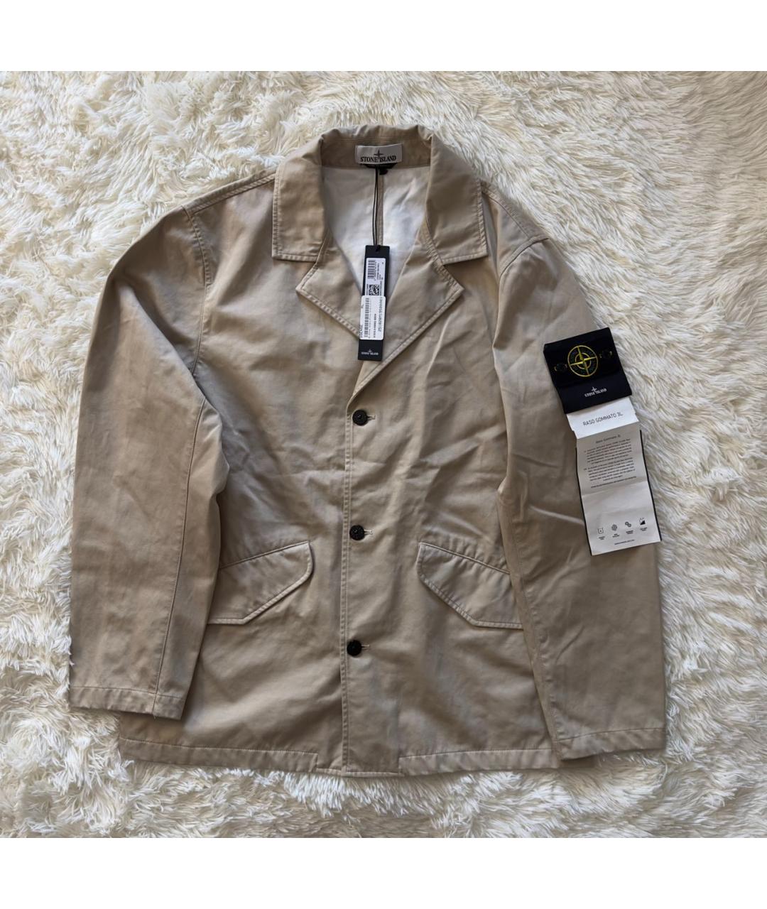 STONE ISLAND Бежевая куртка, фото 6