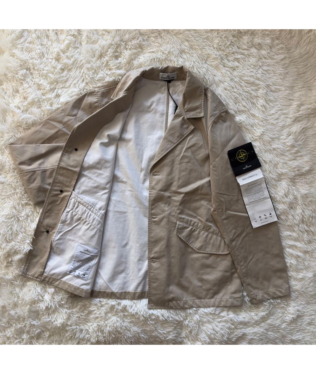 STONE ISLAND Бежевая куртка, фото 2