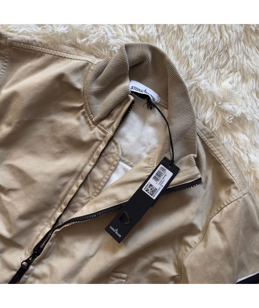 STONE ISLAND Бежевая куртка, фото 3