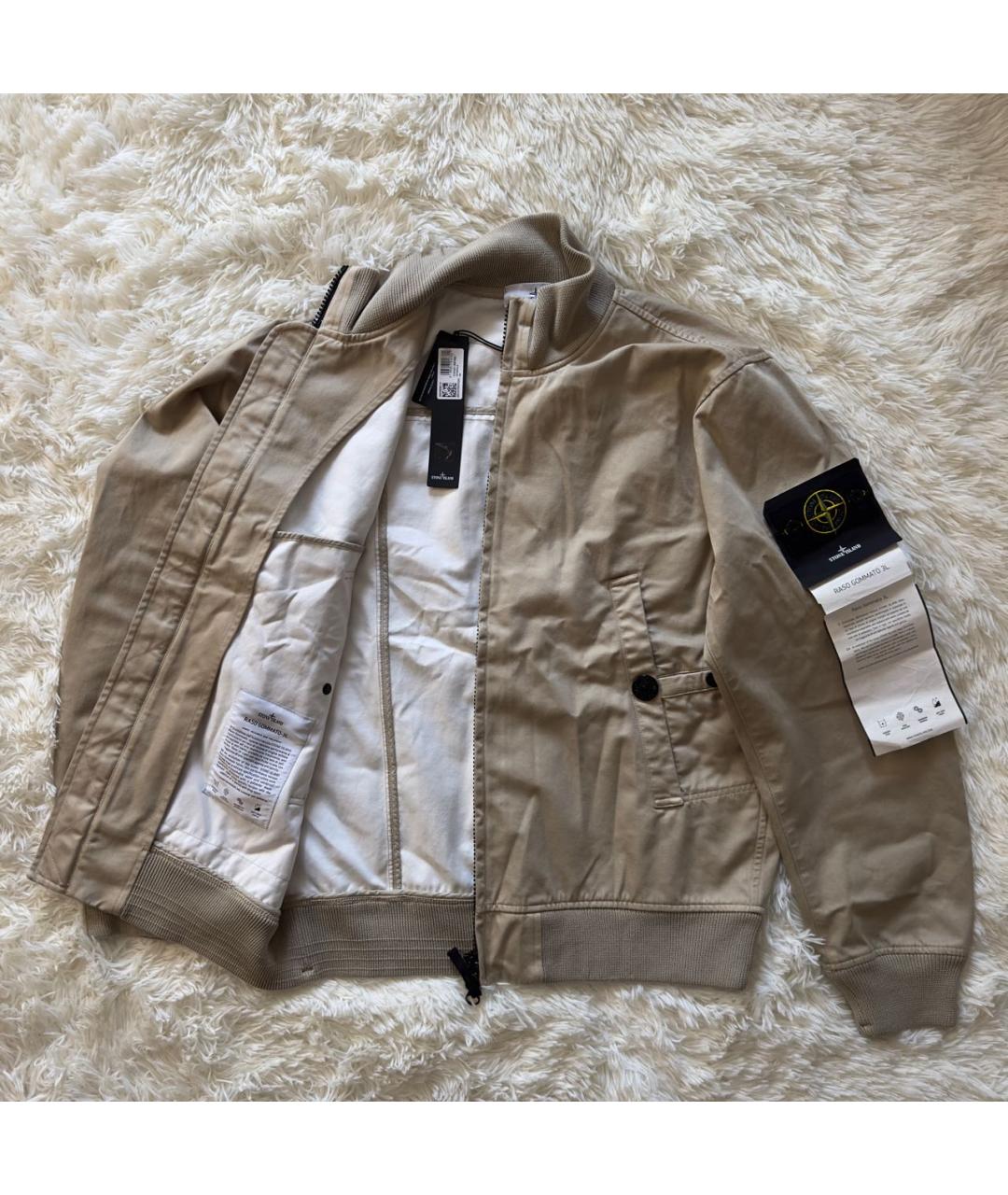 STONE ISLAND Бежевая куртка, фото 2