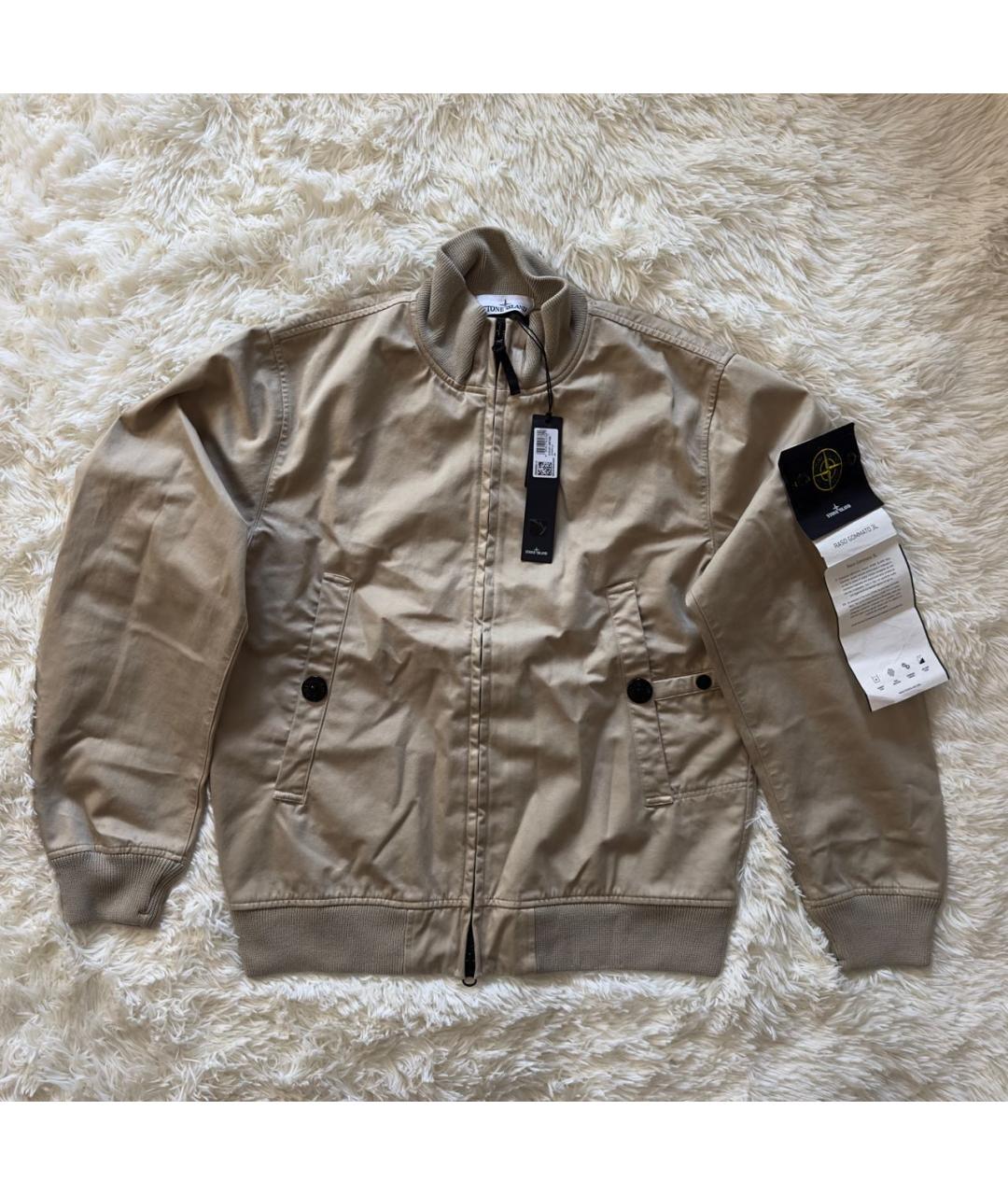 STONE ISLAND Бежевая куртка, фото 7
