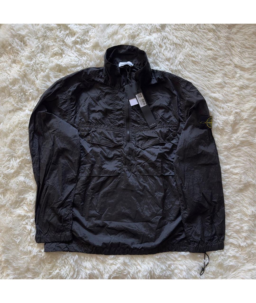 STONE ISLAND Темно-синяя нейлоновая куртка, фото 8