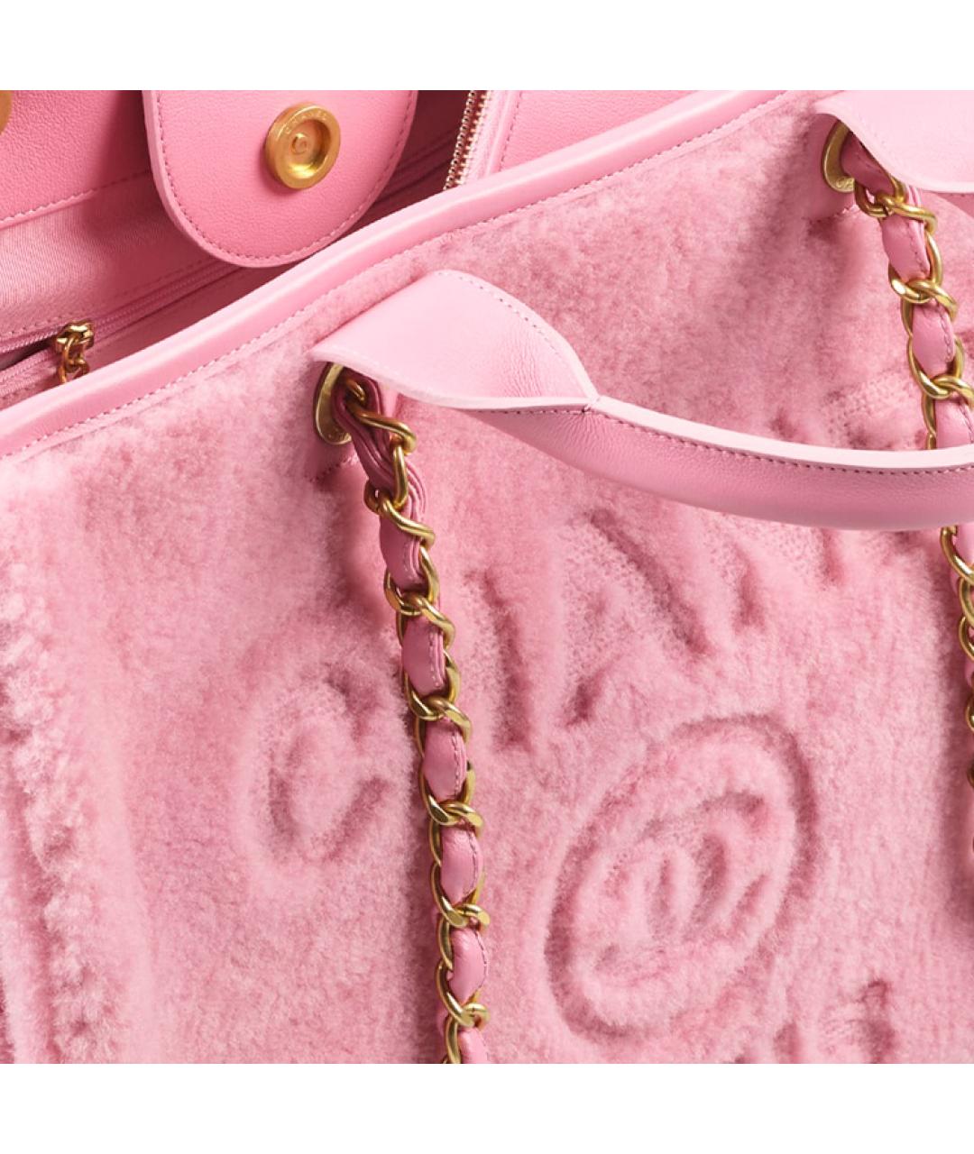 CHANEL Розовая сумка через плечо, фото 3