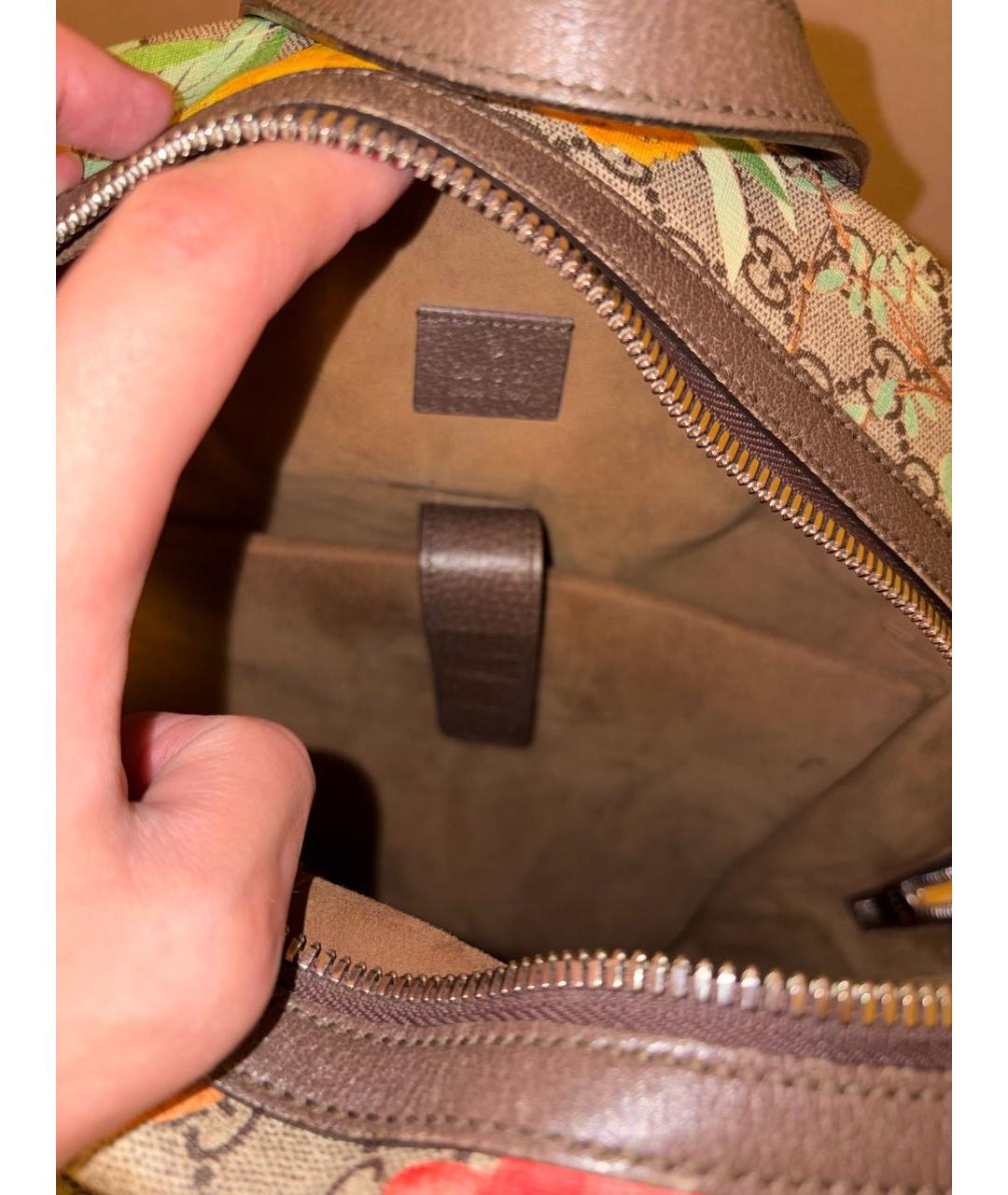 GUCCI Мульти рюкзак из канвы, фото 4