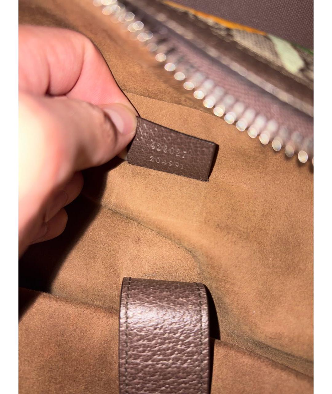 GUCCI Мульти рюкзак из канвы, фото 5