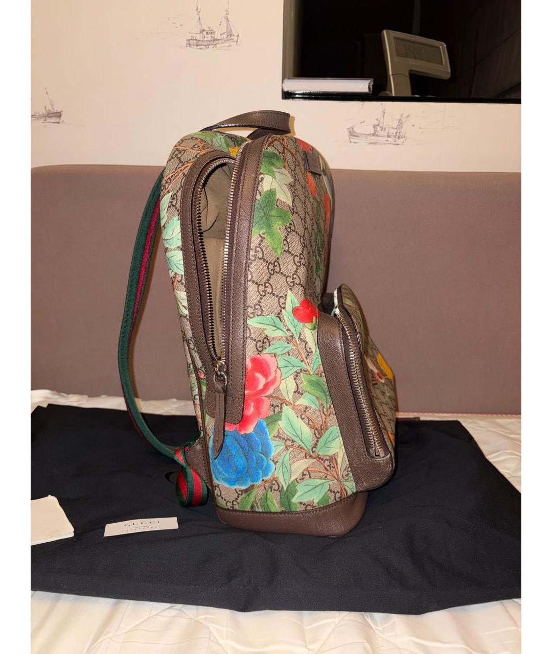 GUCCI Мульти рюкзак из канвы, фото 2