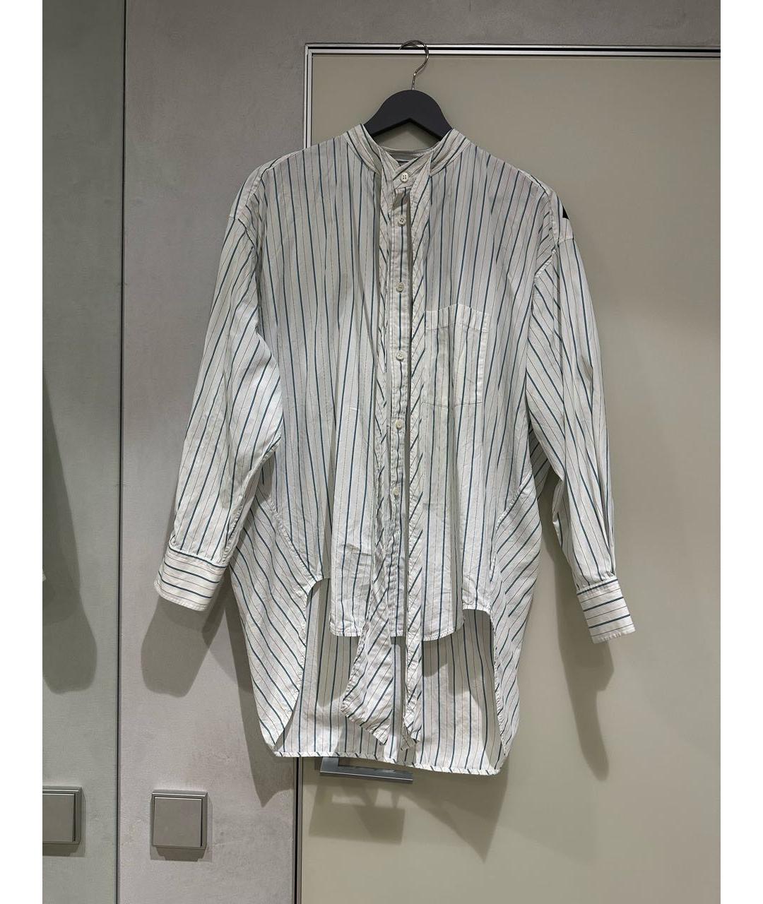 BALENCIAGA Белая хлопковая рубашка, фото 6