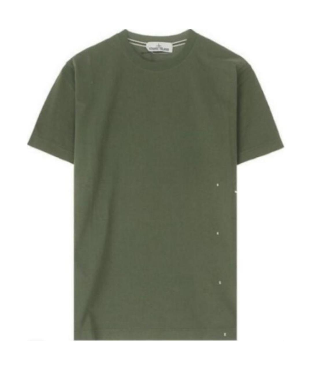 STONE ISLAND Зеленая футболка, фото 1