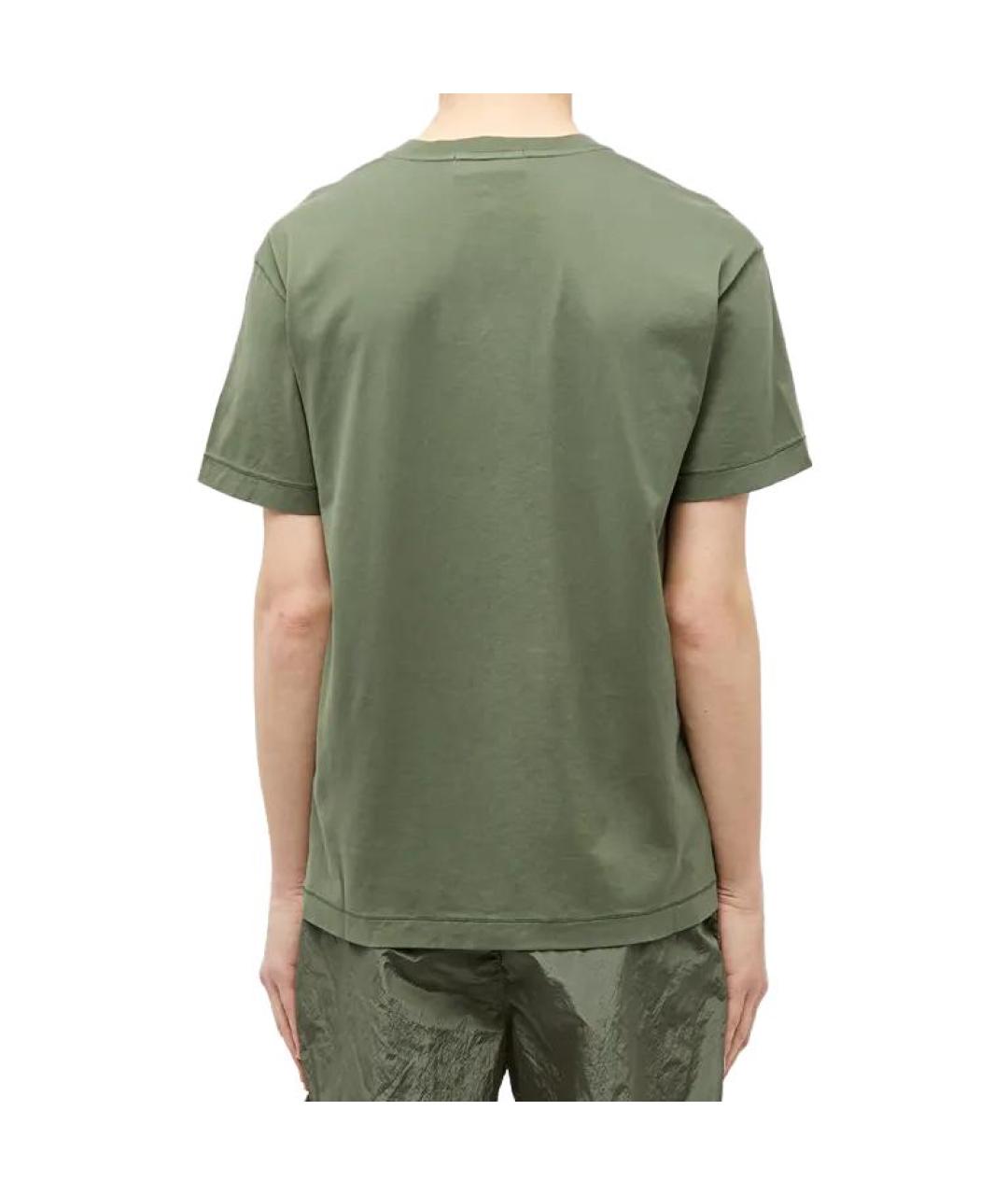 STONE ISLAND Зеленая футболка, фото 3