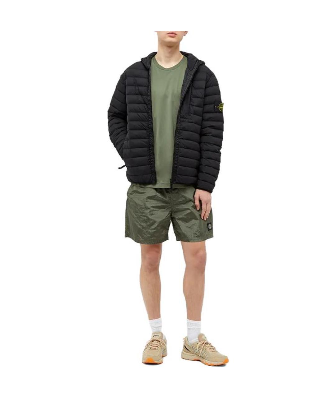 STONE ISLAND Зеленая футболка, фото 4