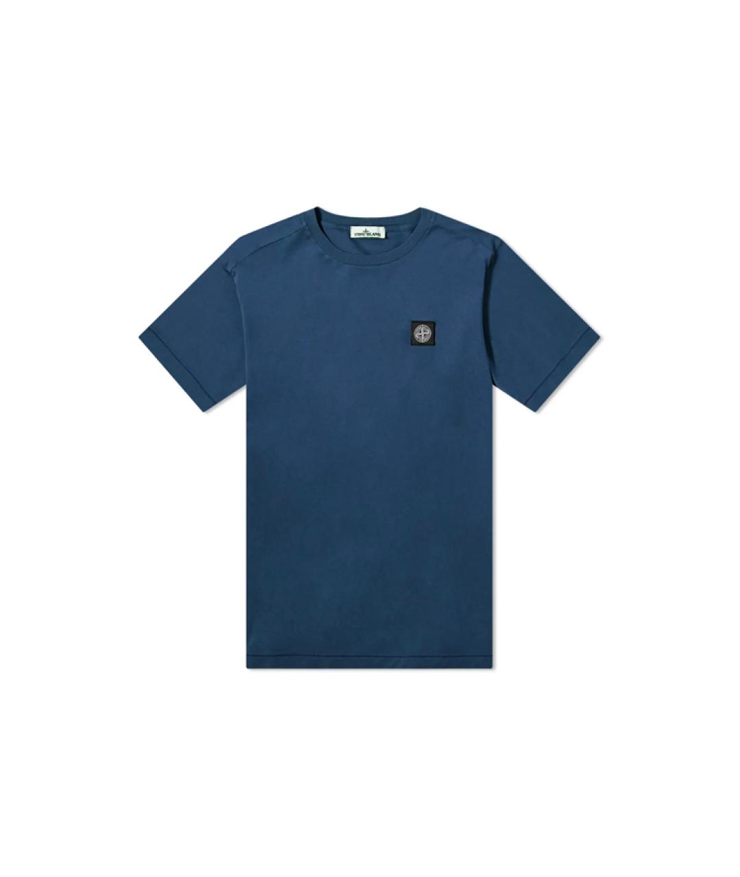 STONE ISLAND Синяя футболка, фото 5