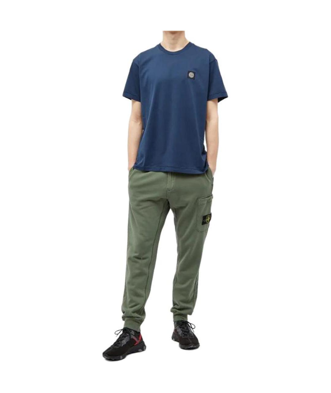 STONE ISLAND Синяя футболка, фото 2