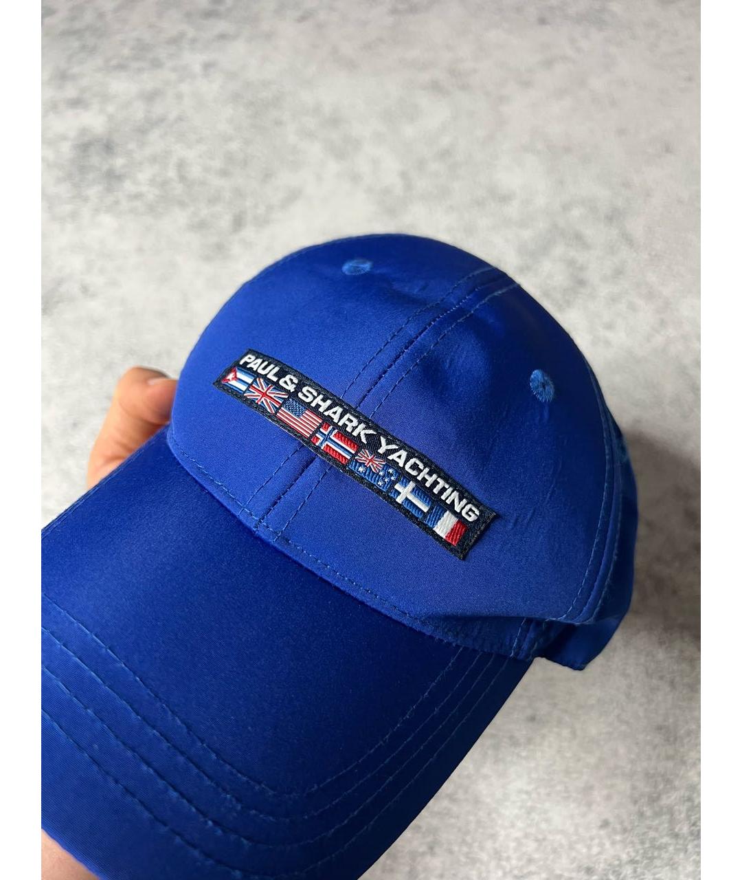 PAUL & SHARK Синяя синтетическая кепка/бейсболка, фото 5