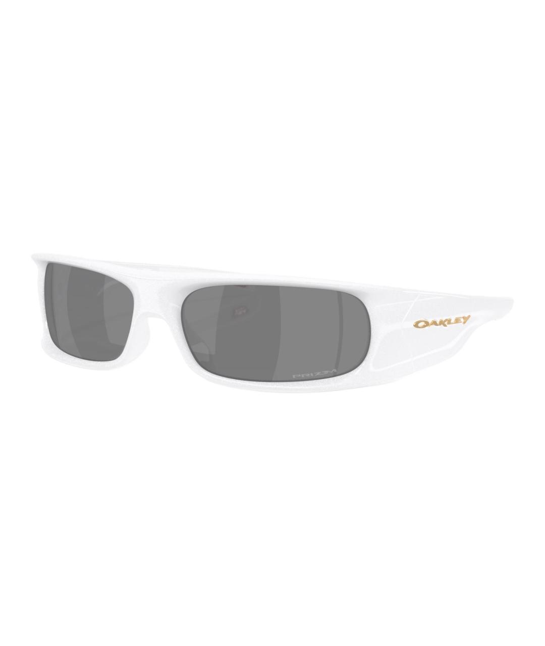 OAKLEY Белые пластиковые солнцезащитные очки, фото 1
