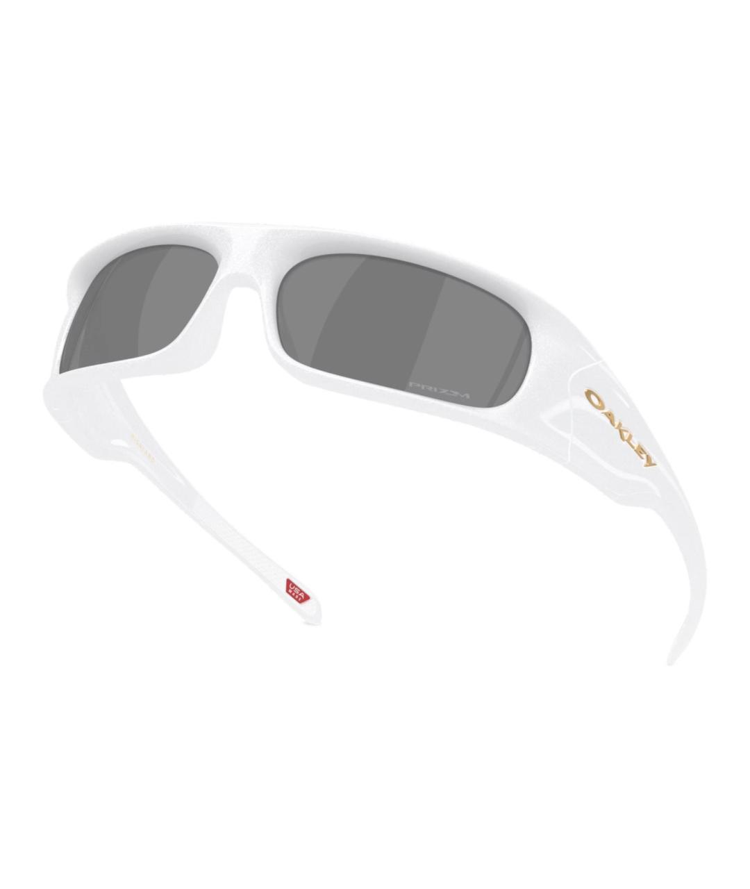 OAKLEY Белые пластиковые солнцезащитные очки, фото 4