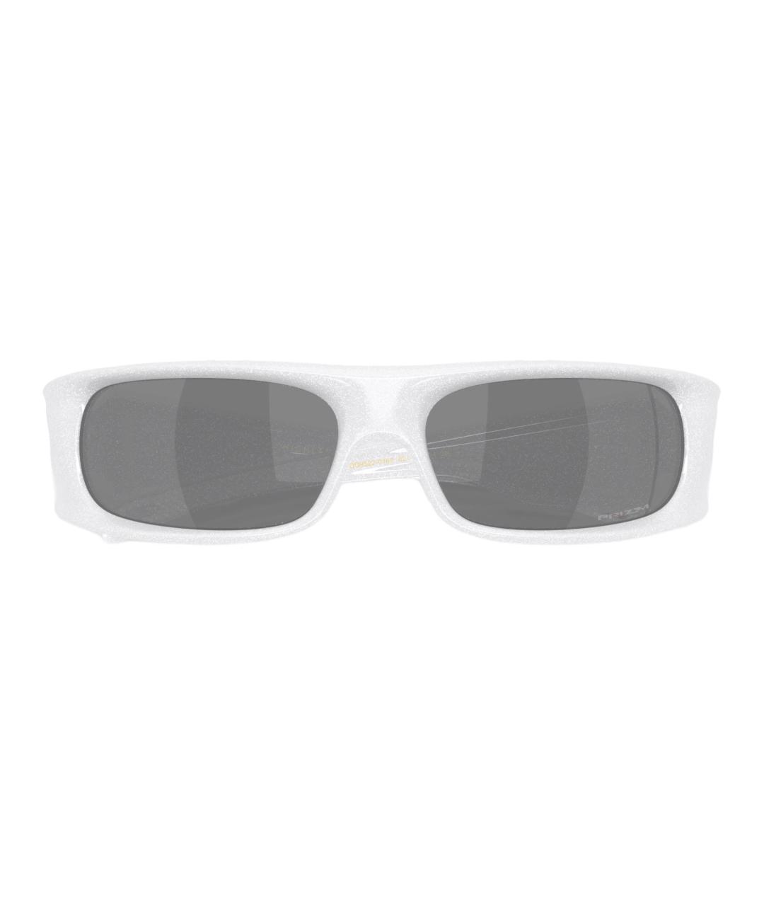 OAKLEY Белые пластиковые солнцезащитные очки, фото 5
