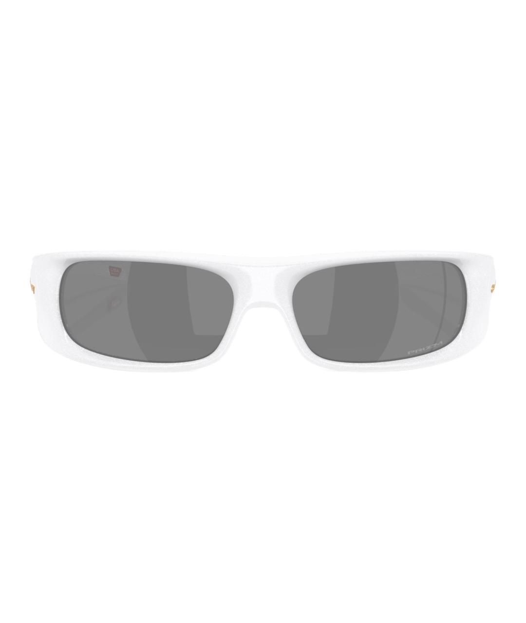 OAKLEY Белые пластиковые солнцезащитные очки, фото 2
