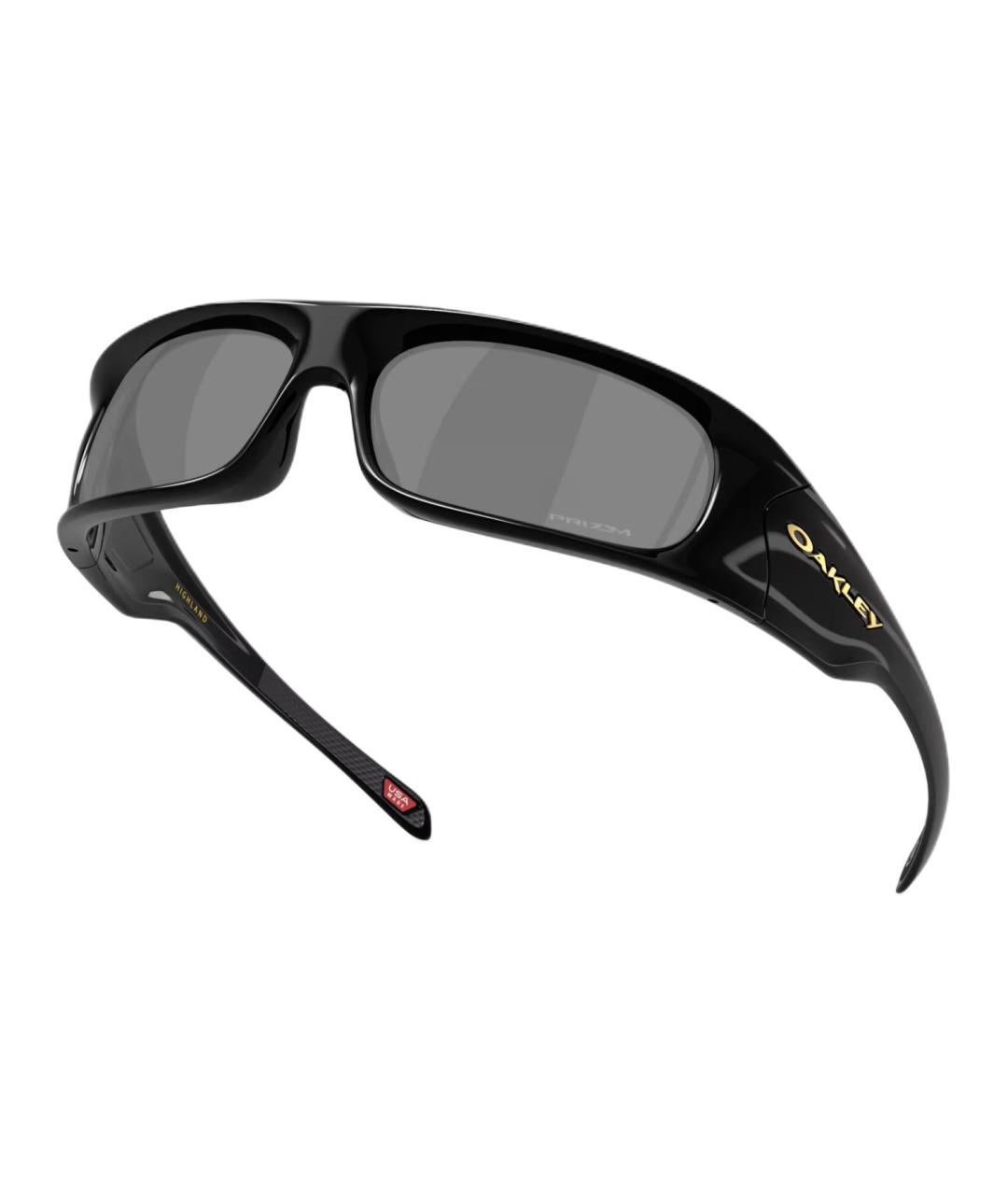 OAKLEY Черные пластиковые солнцезащитные очки, фото 4