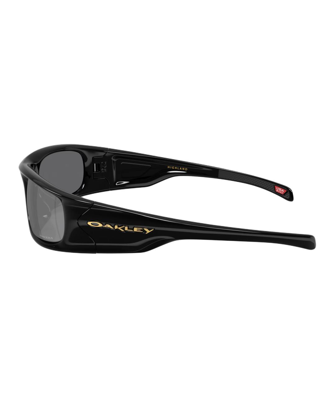 OAKLEY Черные пластиковые солнцезащитные очки, фото 3