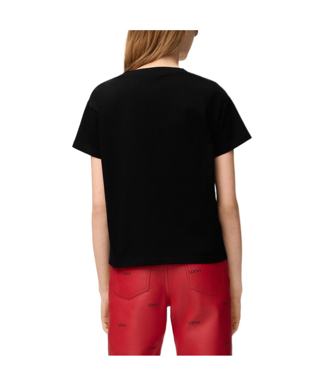 LOEWE Черная футболка, фото 4