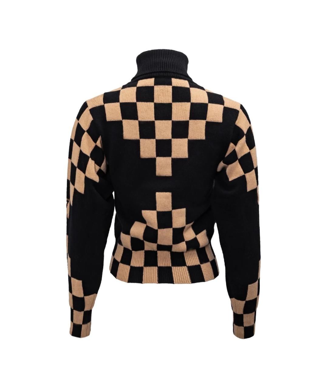LOUIS VUITTON Черный шерстяной джемпер / свитер, фото 2
