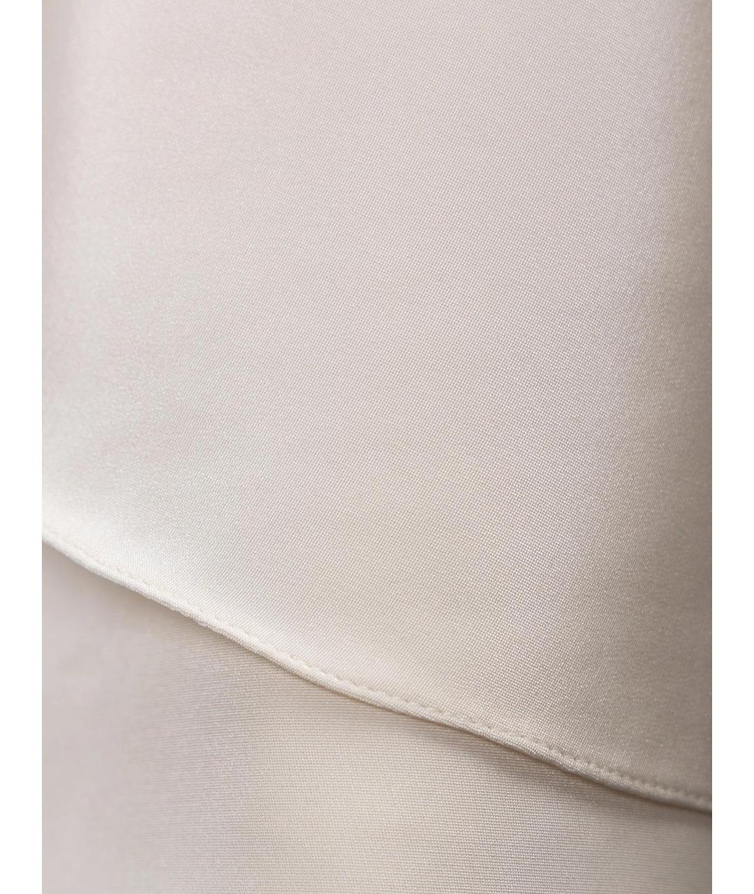 TOM FORD Белая шелковая блузы, фото 3