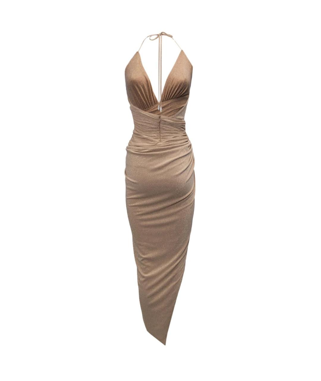 ALEXANDRE VAUTHIER Бежевое хлопковое повседневное платье, фото 2