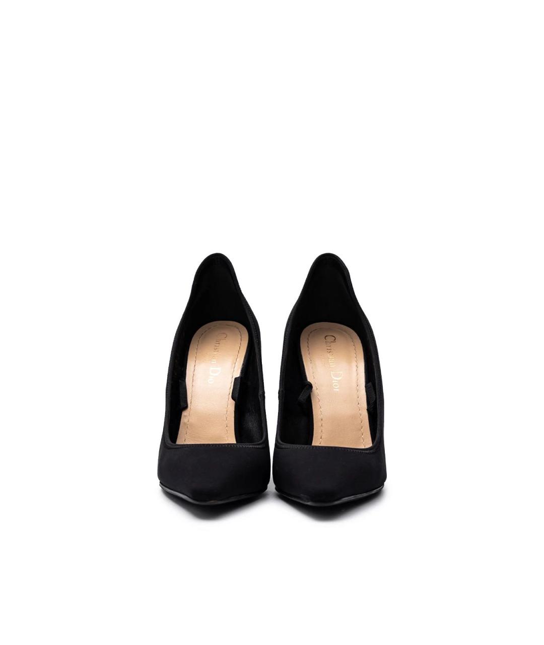 CHRISTIAN DIOR Черные текстильные туфли, фото 4