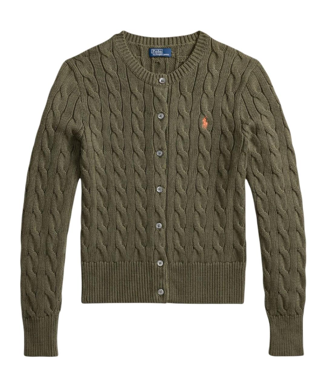 POLO RALPH LAUREN Зеленый кардиган, фото 1
